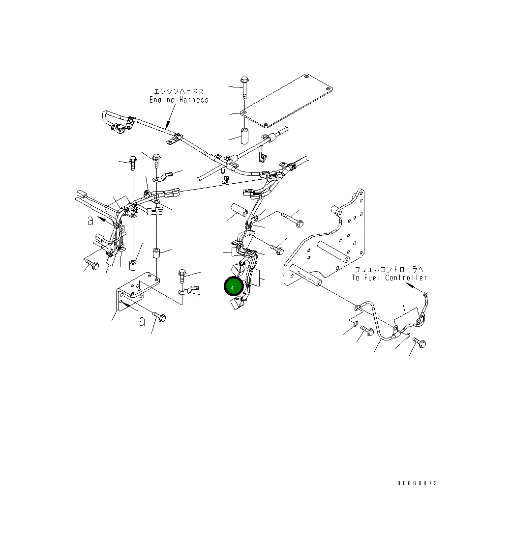 Кронштейн 6261-81-8790 Komatsu