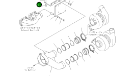Кронштейн 6162-13-8350 Komatsu
