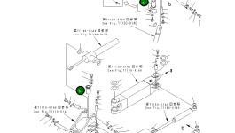 Палец 21W-70-21540 Komatsu
