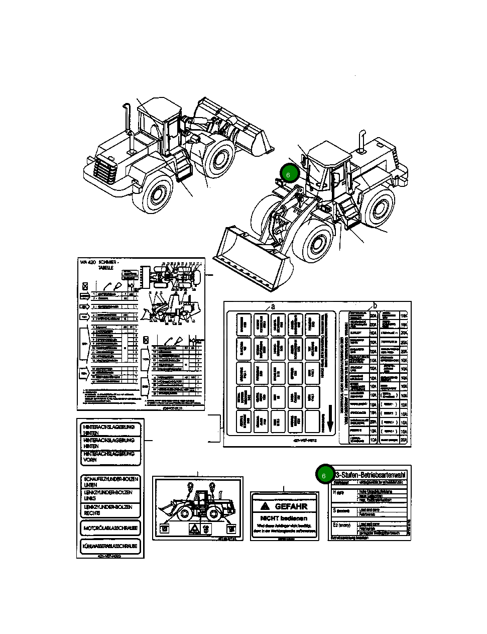 Наклейка 419-V07-H190 Komatsu