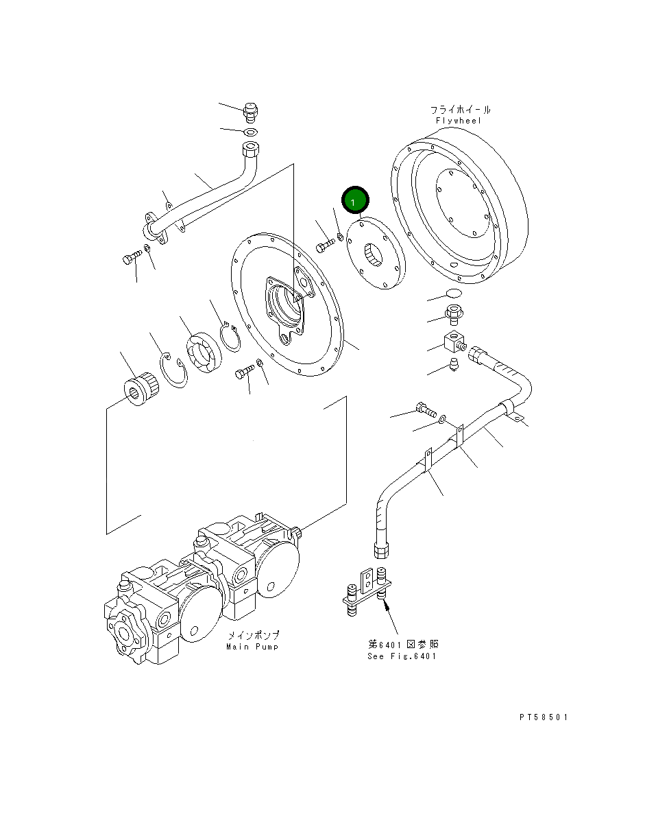 Муфта 273-19-61130 Komatsu