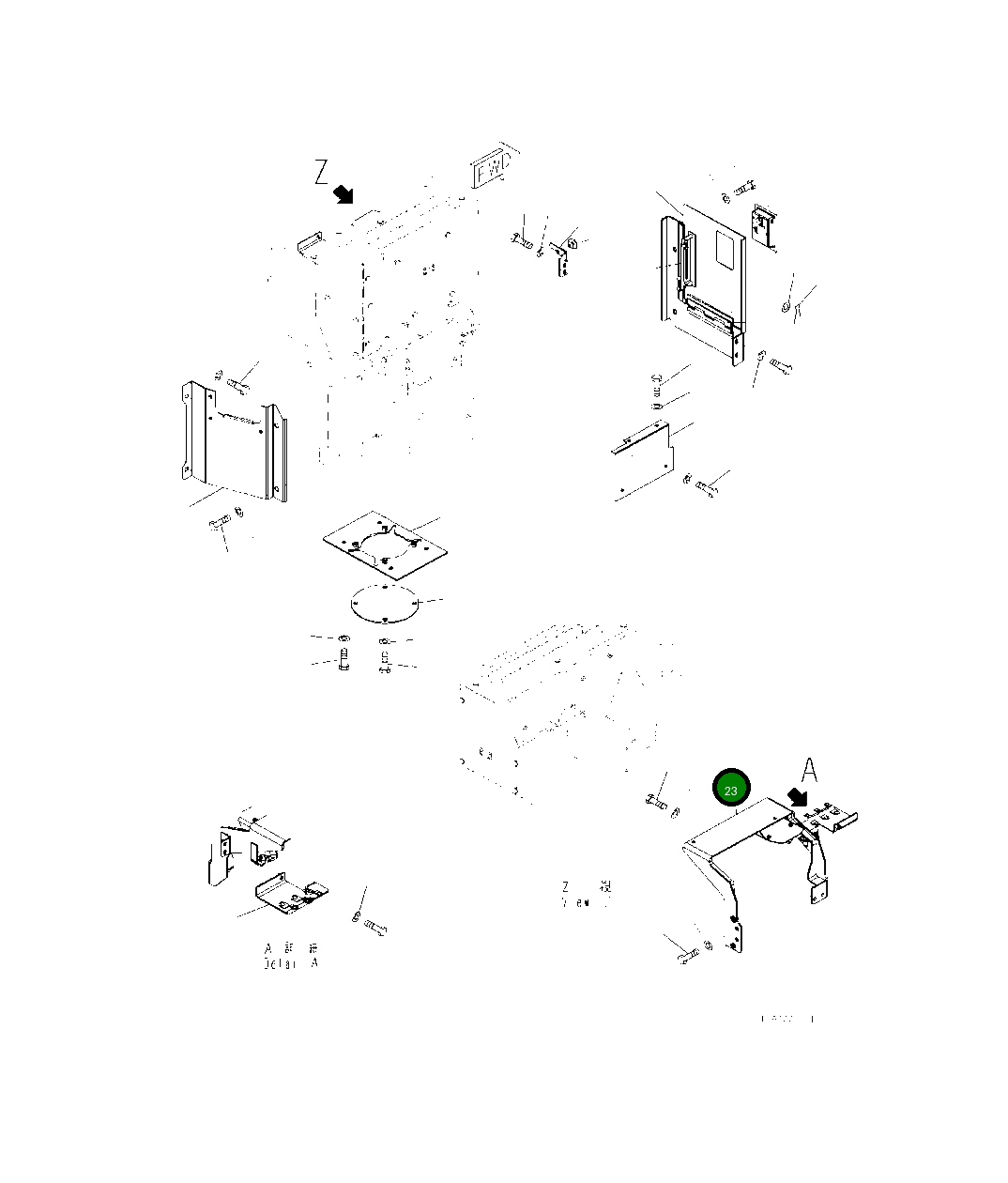 Кронштейн 419-02-62510 Komatsu