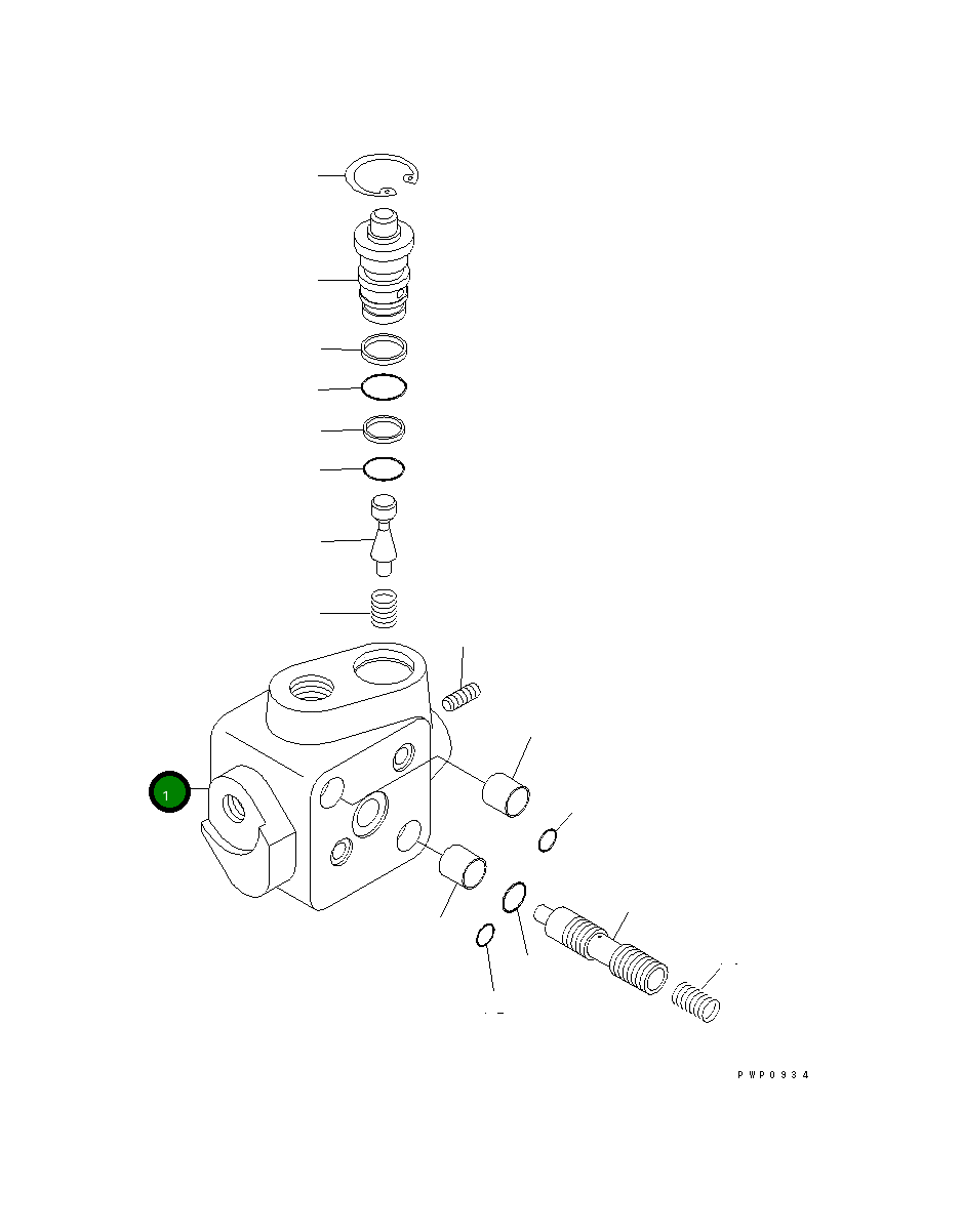 Корпус 20E-60-K5560 Komatsu