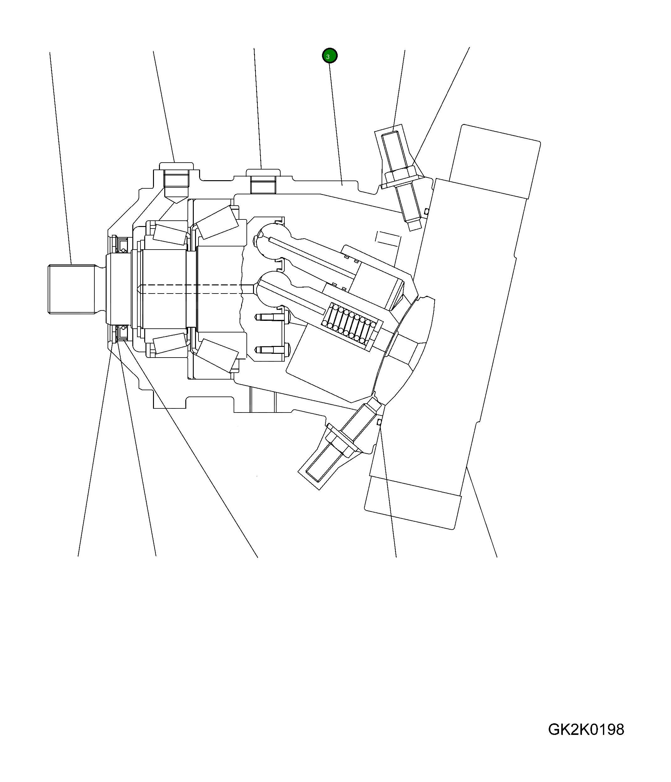 Корпус 417-18-H0P02 Komatsu