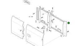 Опора 2197-1831B Komatsu