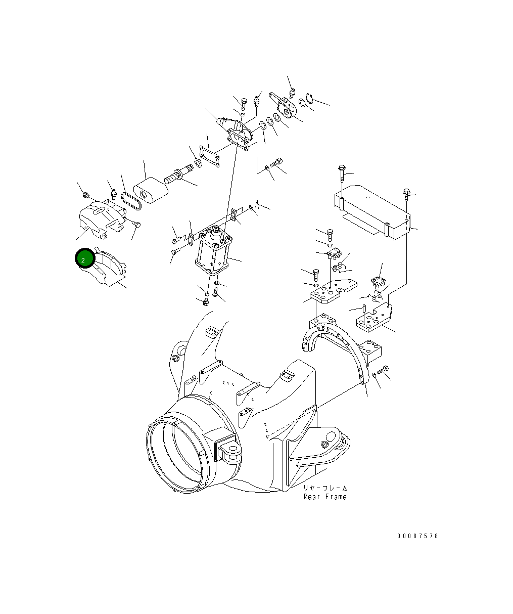 Корпус 56D-34-11120 Komatsu
