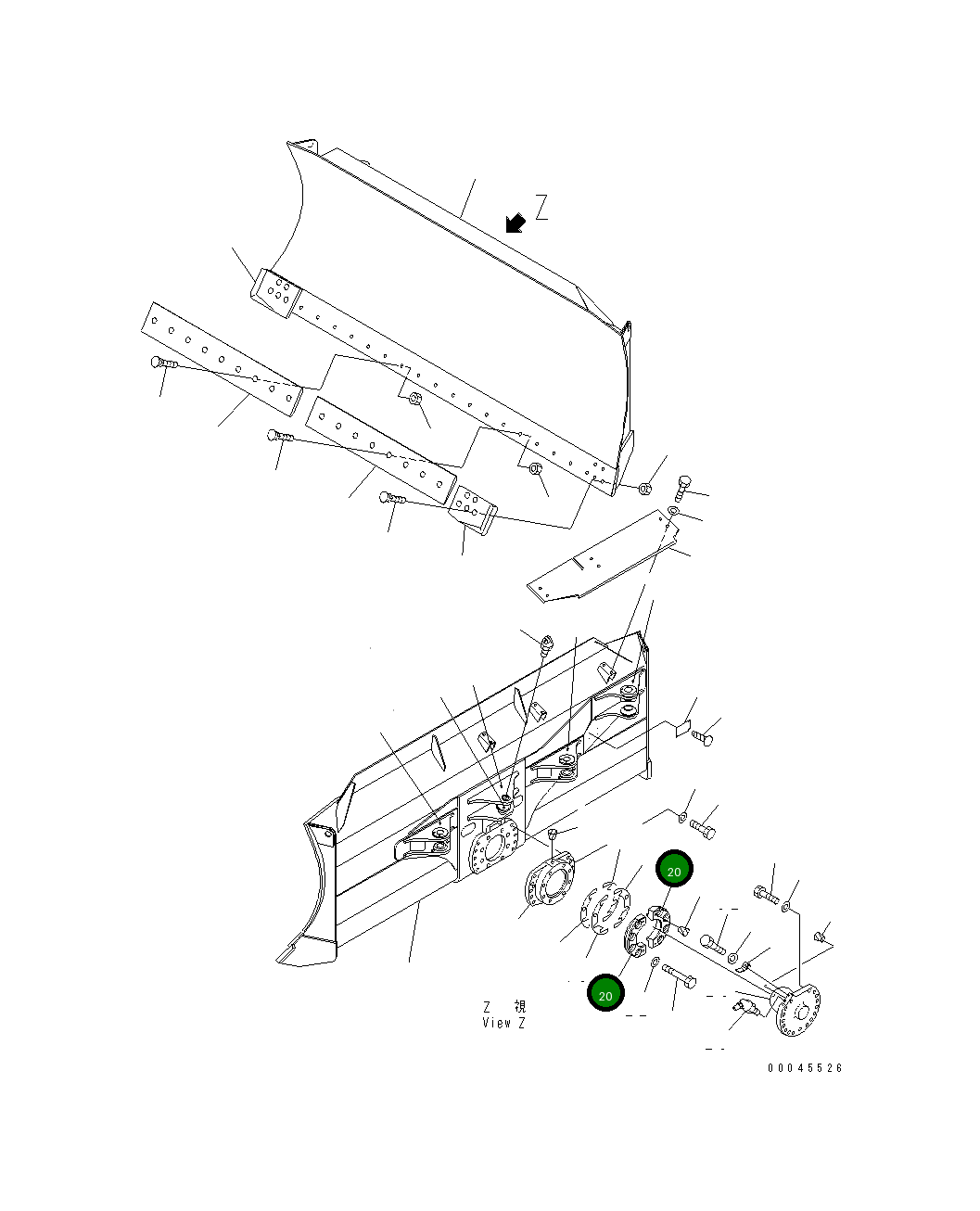 Колпак 134-72-71151 Komatsu