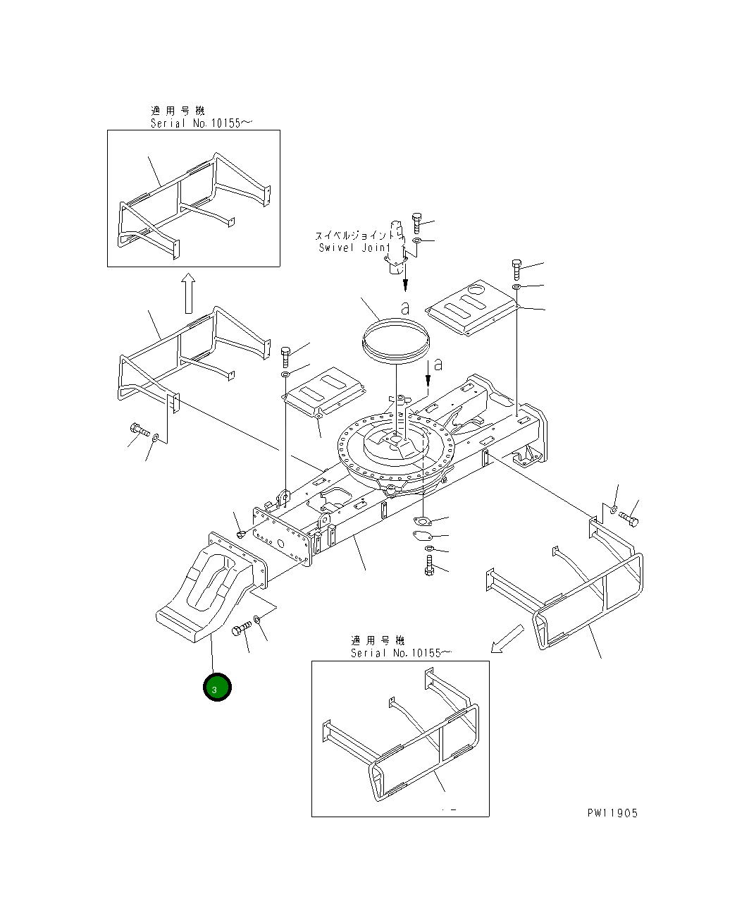 Кронштейн 20K-47-11290 Komatsu