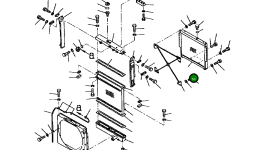 Масляный радиатор 427-03-15111 Komatsu