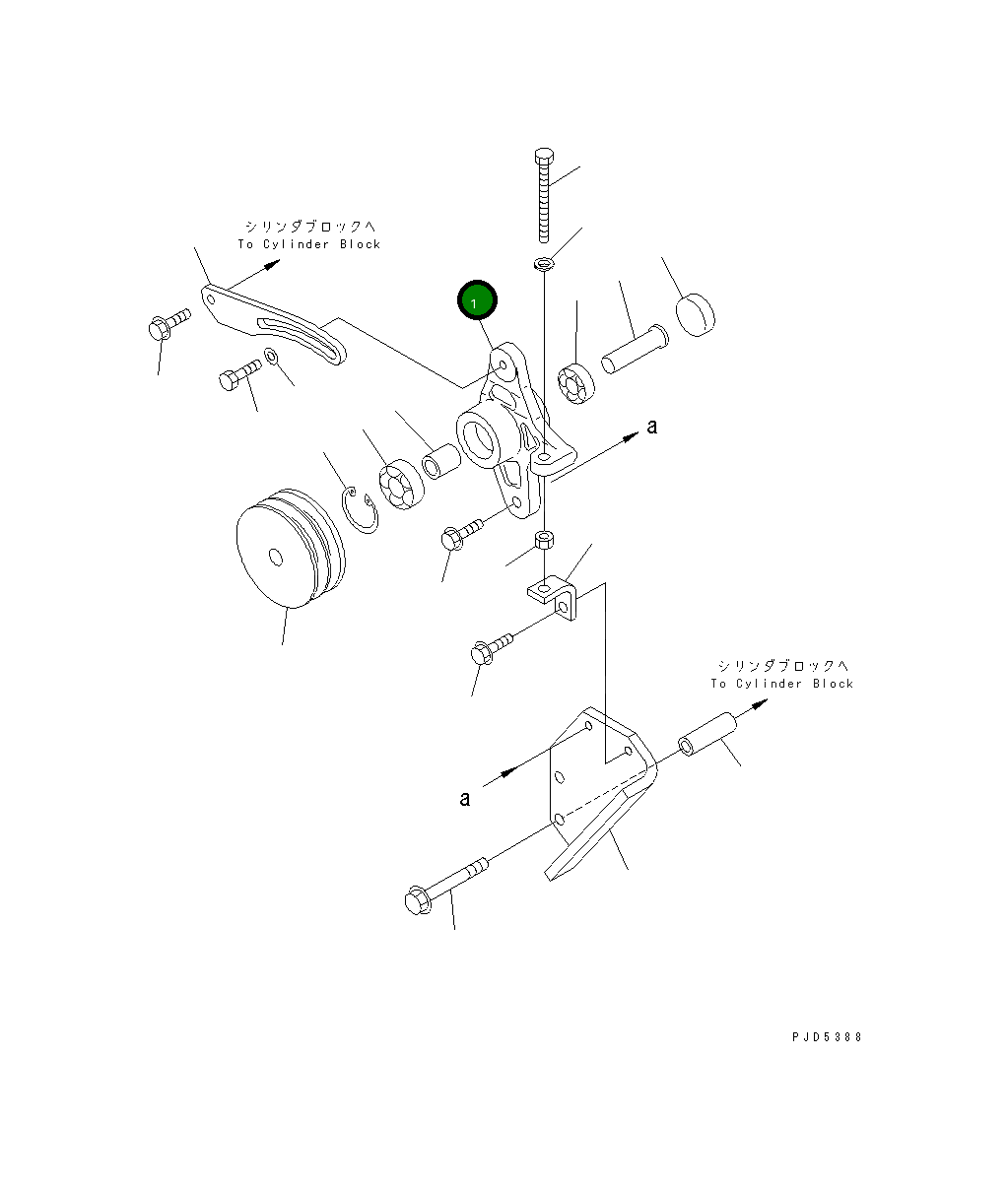 Корпус 6735-81-6211 Komatsu