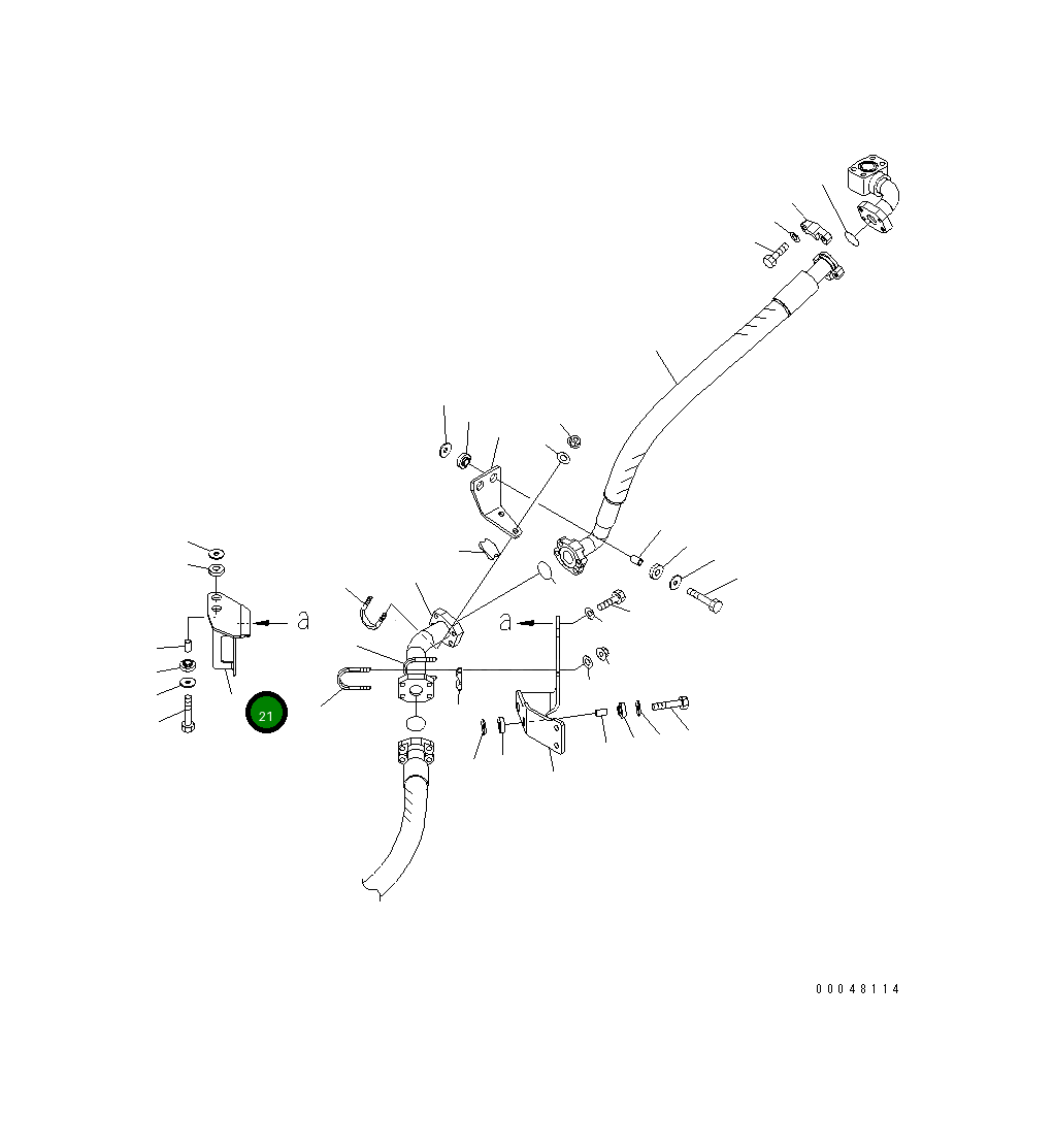 Кронштейн 425-62-33591 Komatsu