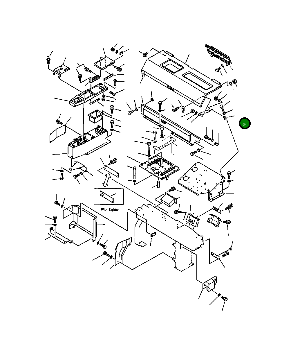 Кронштейн 566-54-6C350 Komatsu