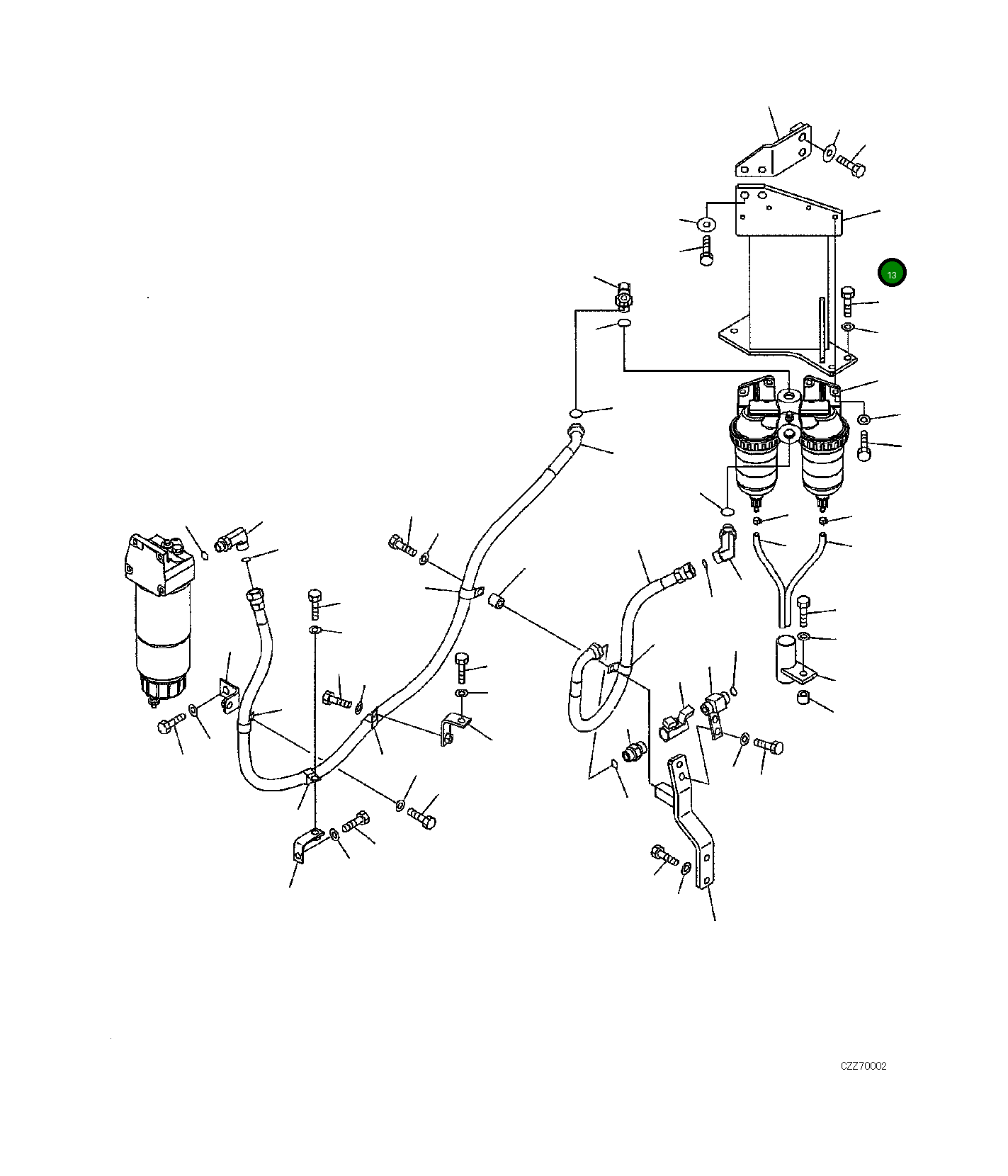 Кронштейн 21M-04-21361 Komatsu