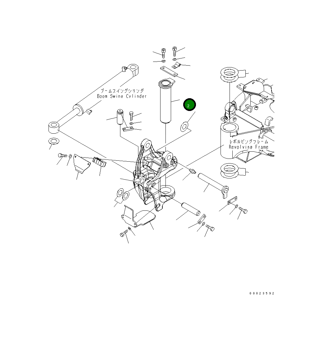 Палец 22K-70-21420 Komatsu