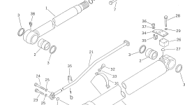 Цилиндр 206-63-62140 Komatsu