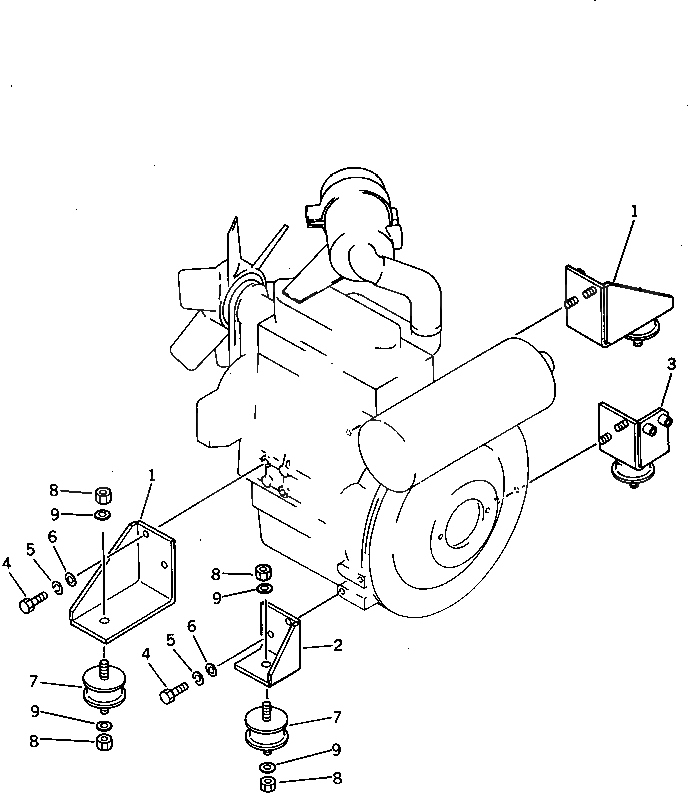 Кронштейн 20W-01-12120 Komatsu