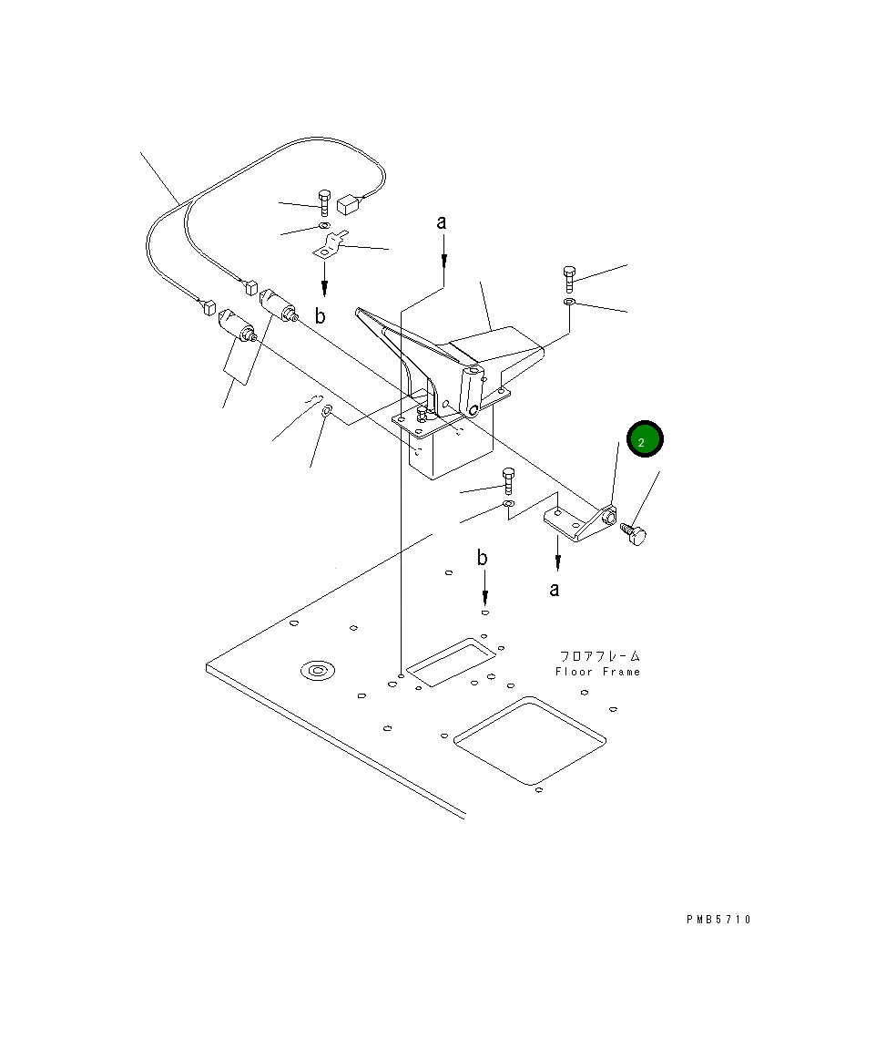 Кронштейн 20G-54-K1672 Komatsu