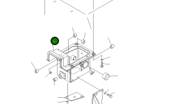 Кронштейн 134-43-38310 Komatsu