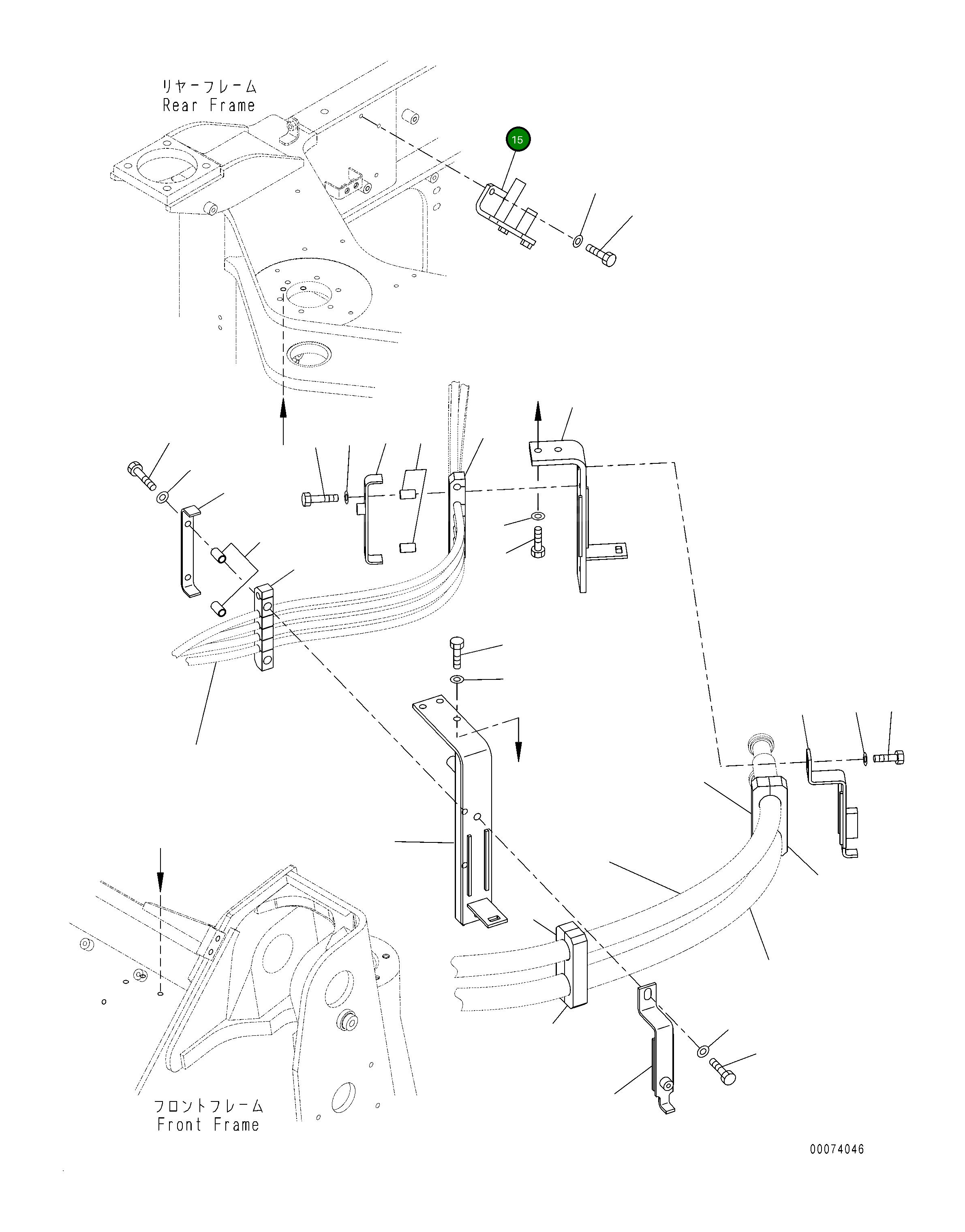 Кронштейн 419-62-48571 Komatsu