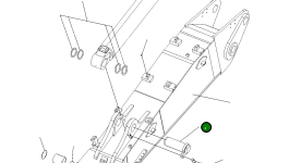 Палец 21K-70-K1210 Komatsu
