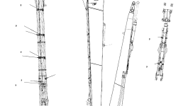 Кронштейн 206-62-73610 Komatsu