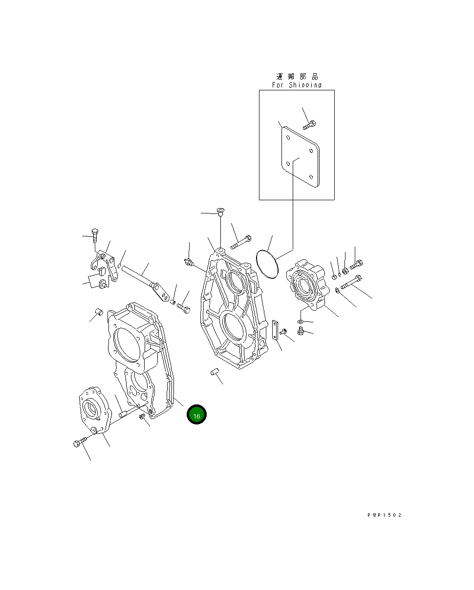 Корпус 20E-14-K1740 Komatsu