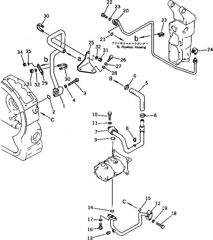 Труба 130-49-72142 Komatsu