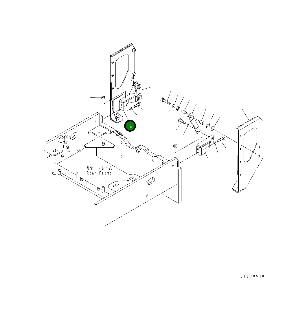 Кронштейн 421-54-32532 Komatsu