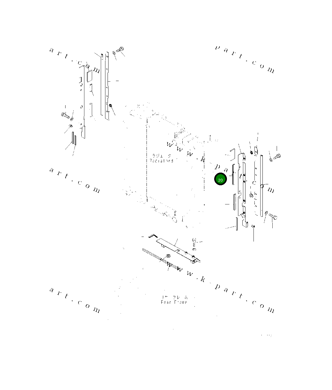 Лист 419-54-52330 Komatsu