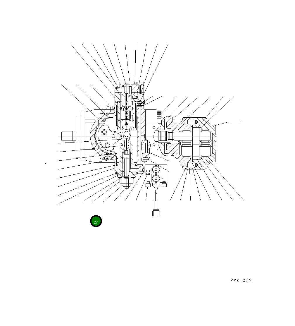 Колпак TM1299-303 Komatsu