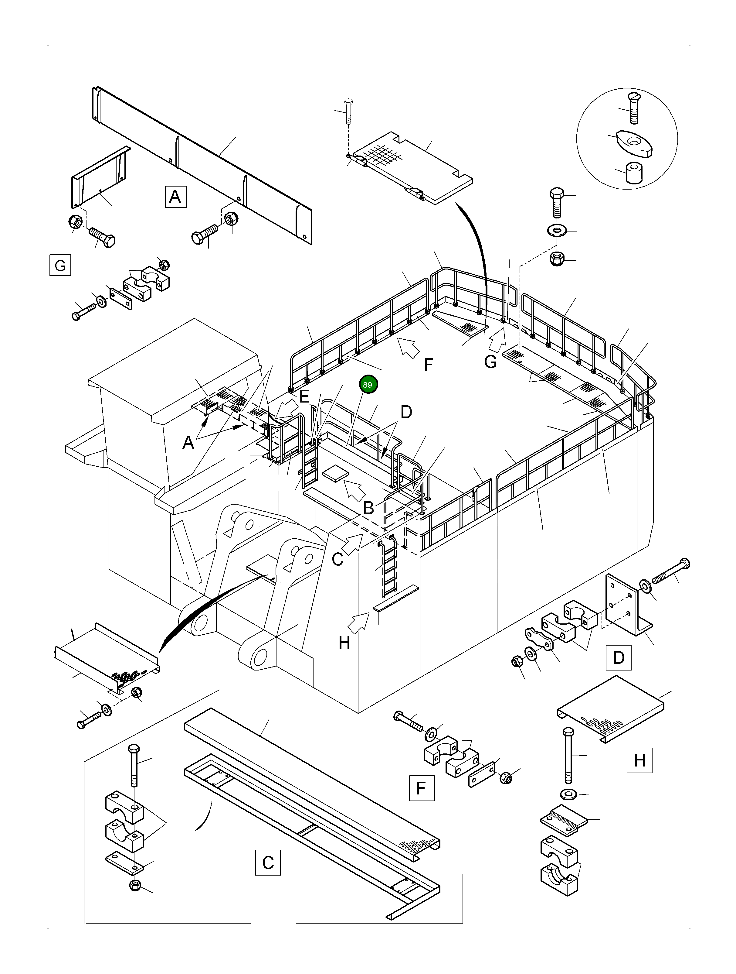 Опорная плита 956 989 40 Komatsu