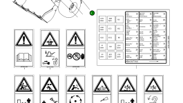 Наклейка 421-93-H1320 Komatsu