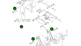 Палец 23B-785-1280 Komatsu