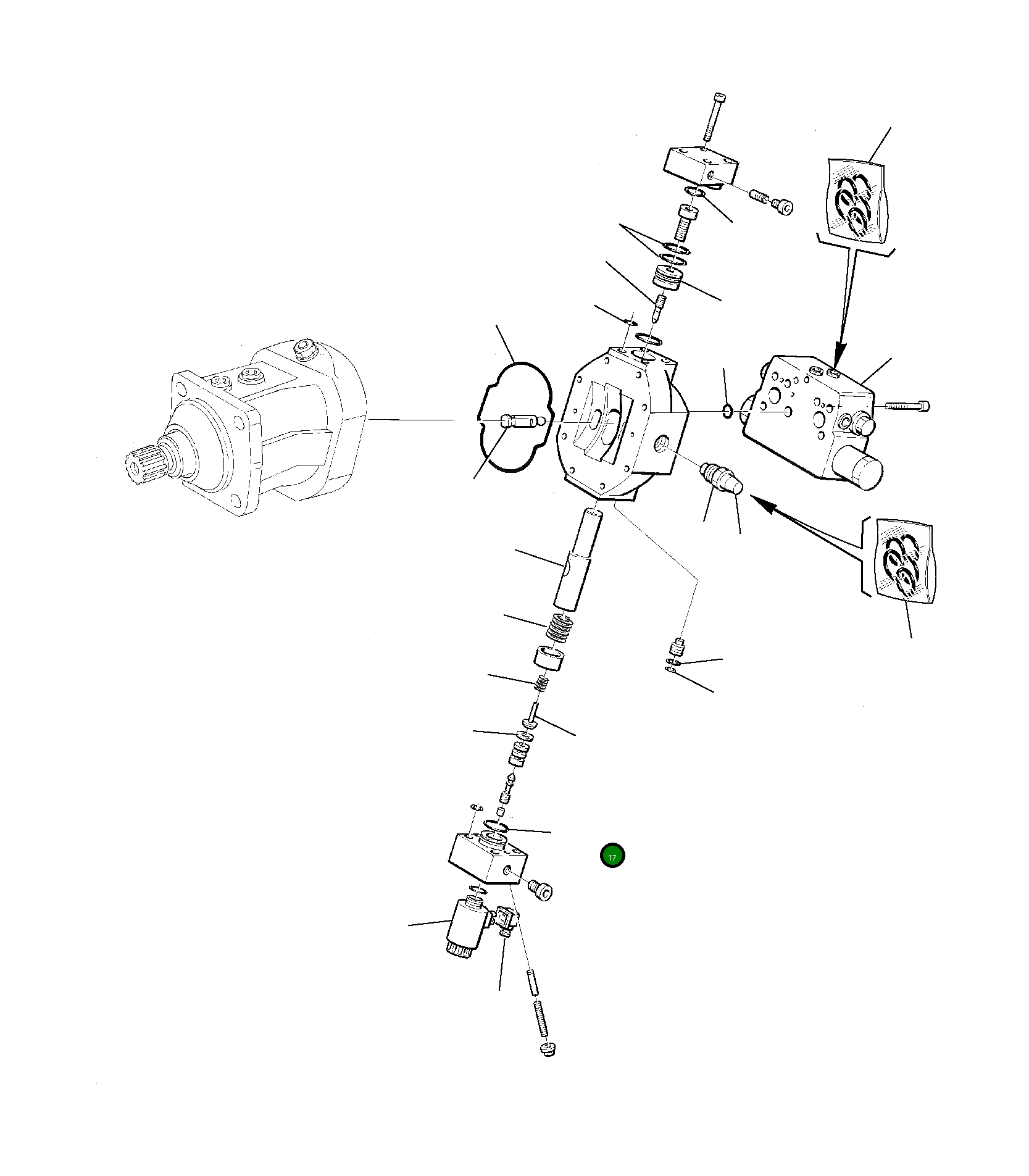 Палец 226-60-17170 Komatsu