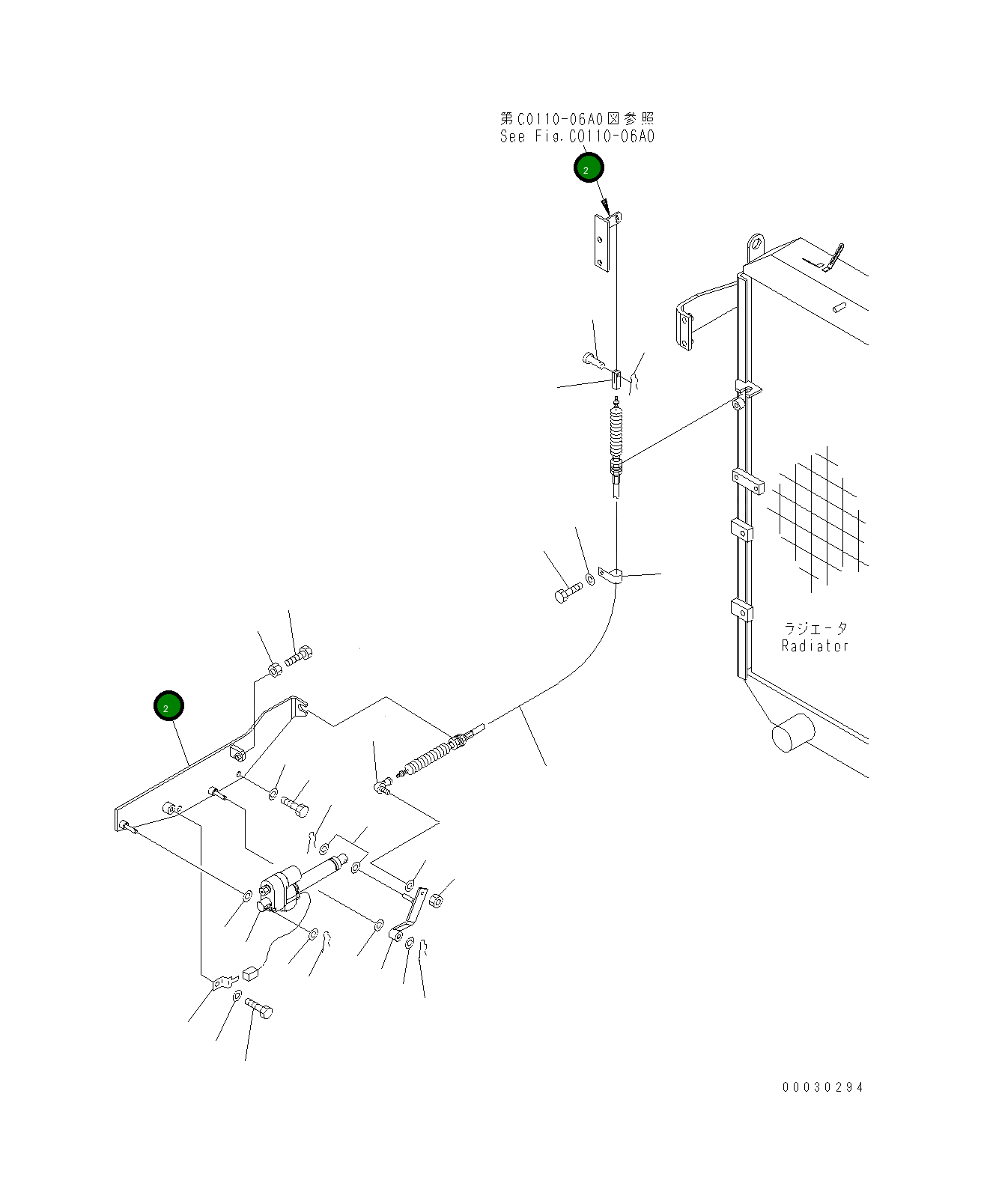 Кронштейн 421-03-32211 Komatsu