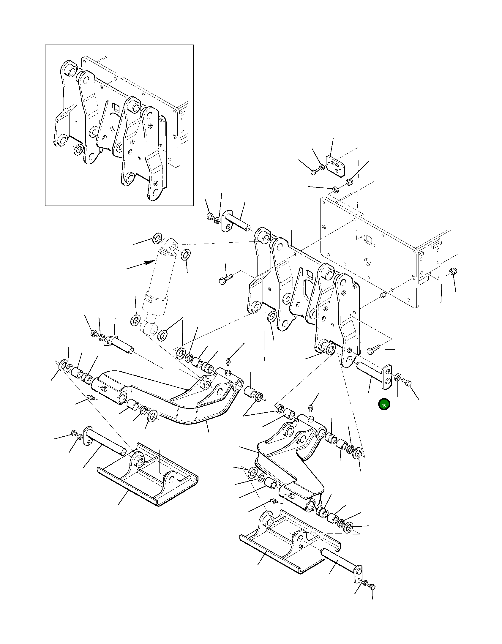 Палец 21D-09-43230 Komatsu