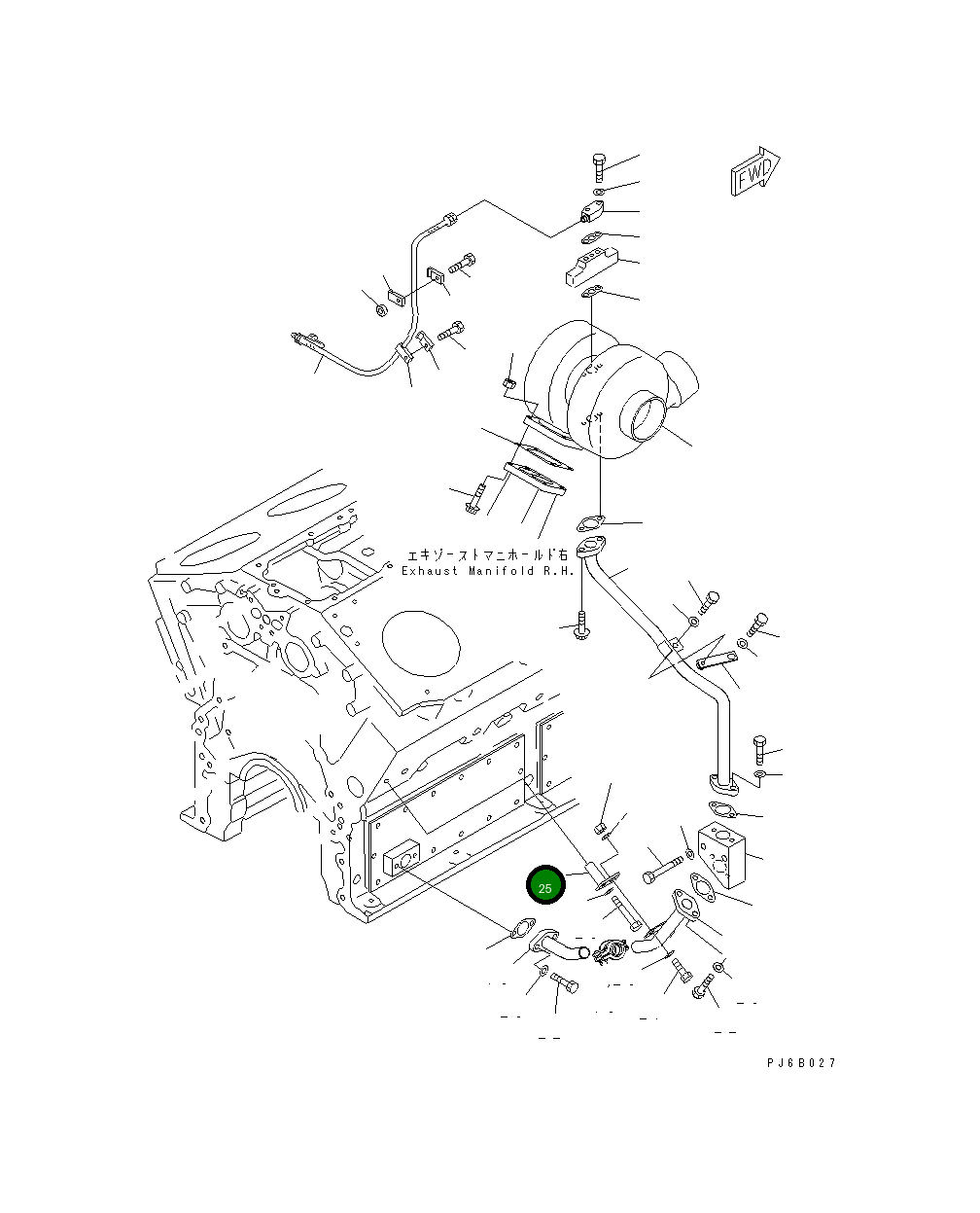 Кронштейн 6166-51-8580 Komatsu