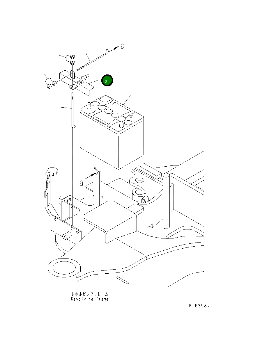 Кронштейн 21U-06-31131 Komatsu