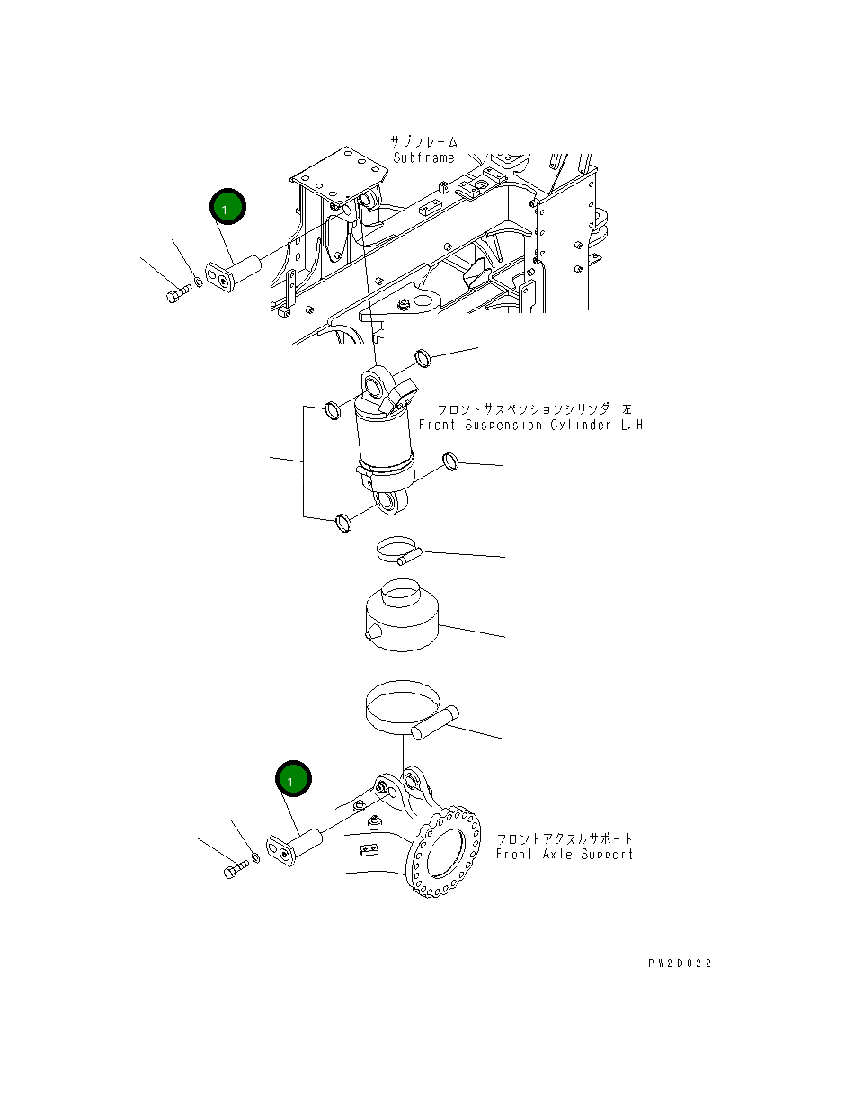 Палец 56D-50-13230 Komatsu