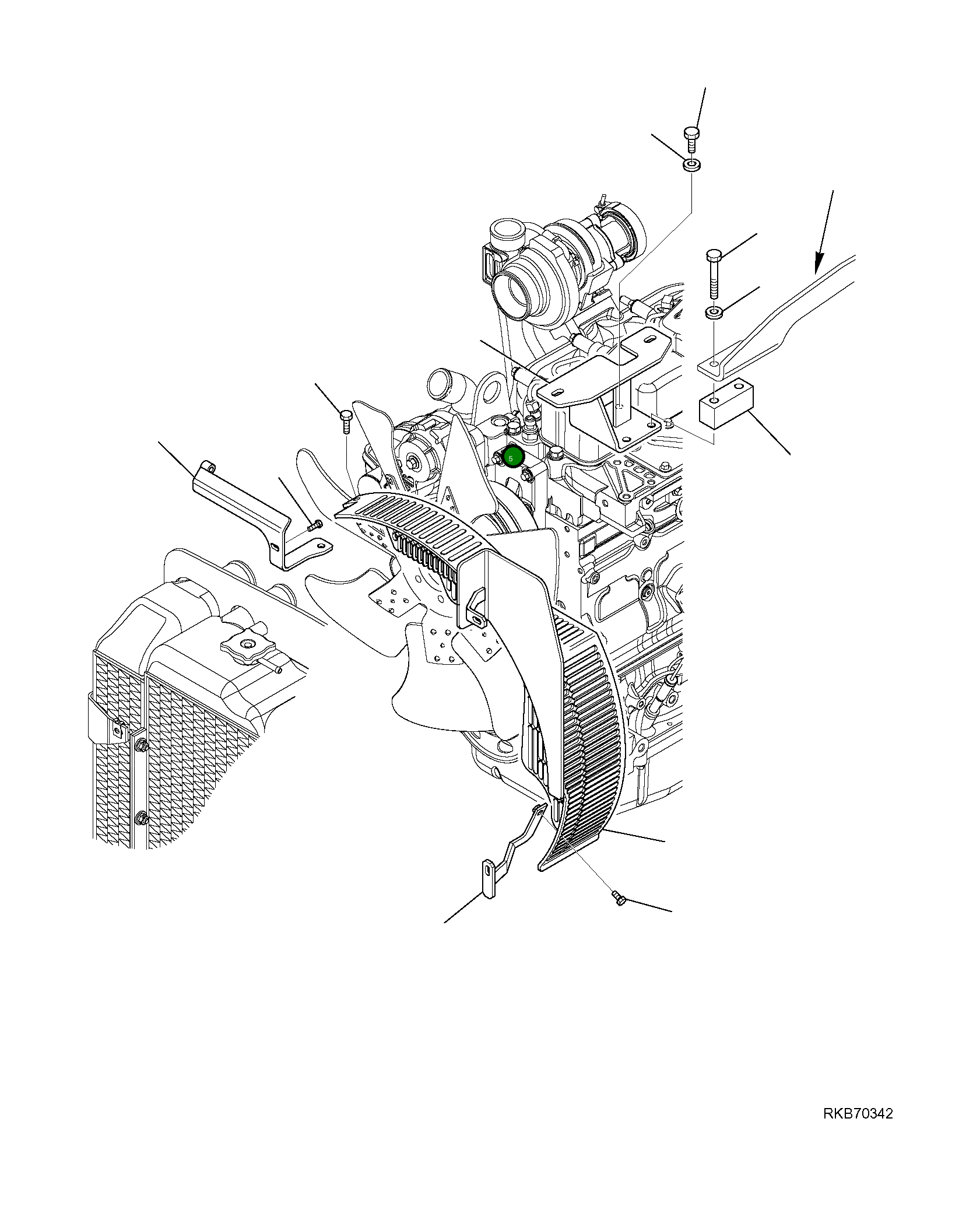 Кронштейн 42N-02-11191 Komatsu