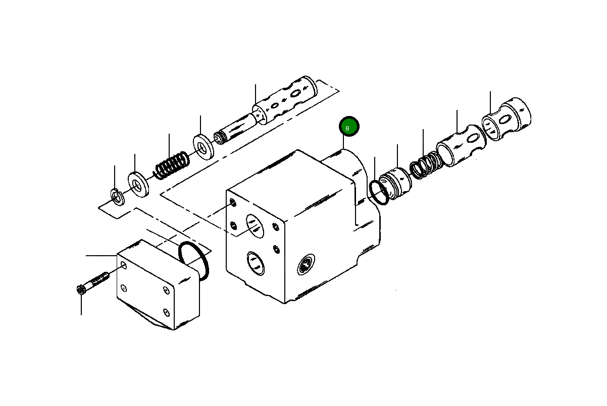 Корпус 138 181 H45 Komatsu