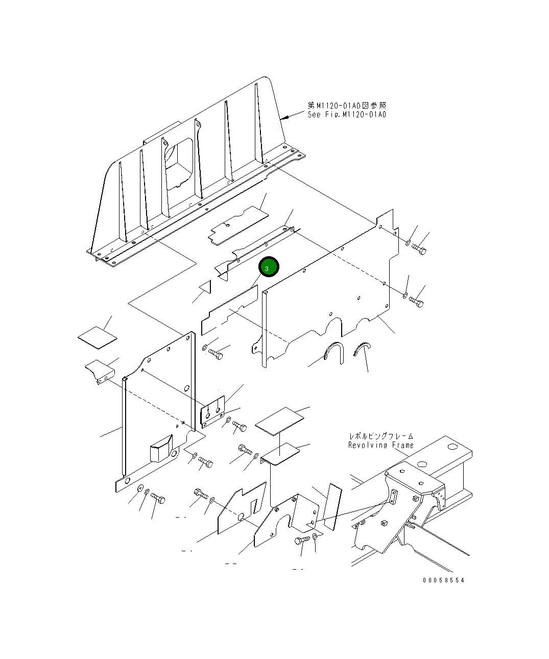 Лист 209-54-42521 Komatsu