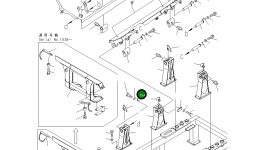 Кронштейн 8295-70-2870 Komatsu