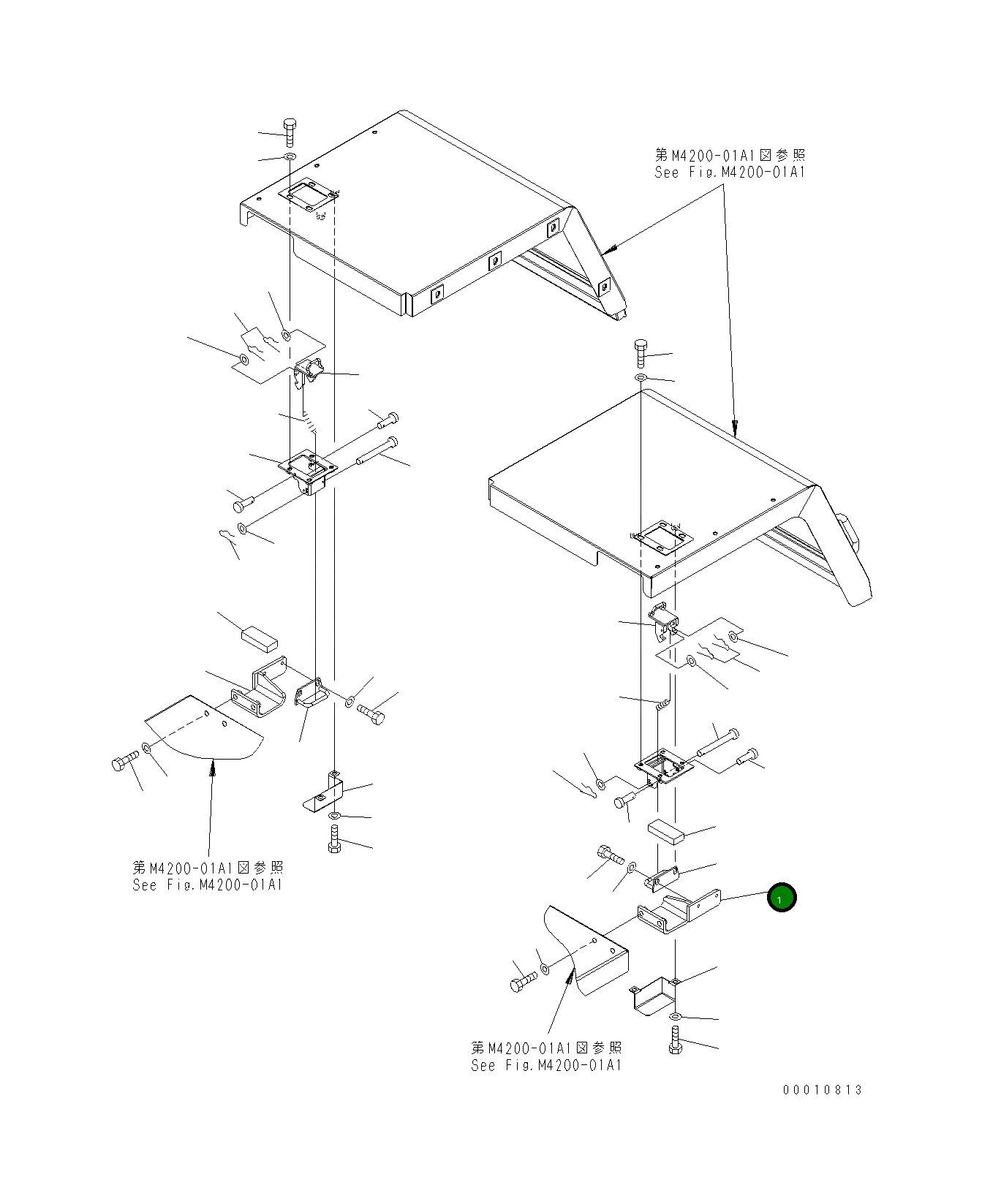 Кронштейн 418-54-34613 Komatsu