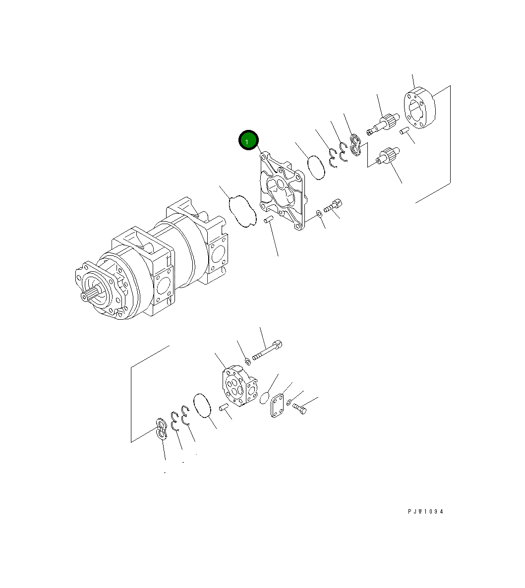 Кронштейн 705-19-01721 Komatsu