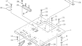 Кронштейн 23B-54-12150 Komatsu