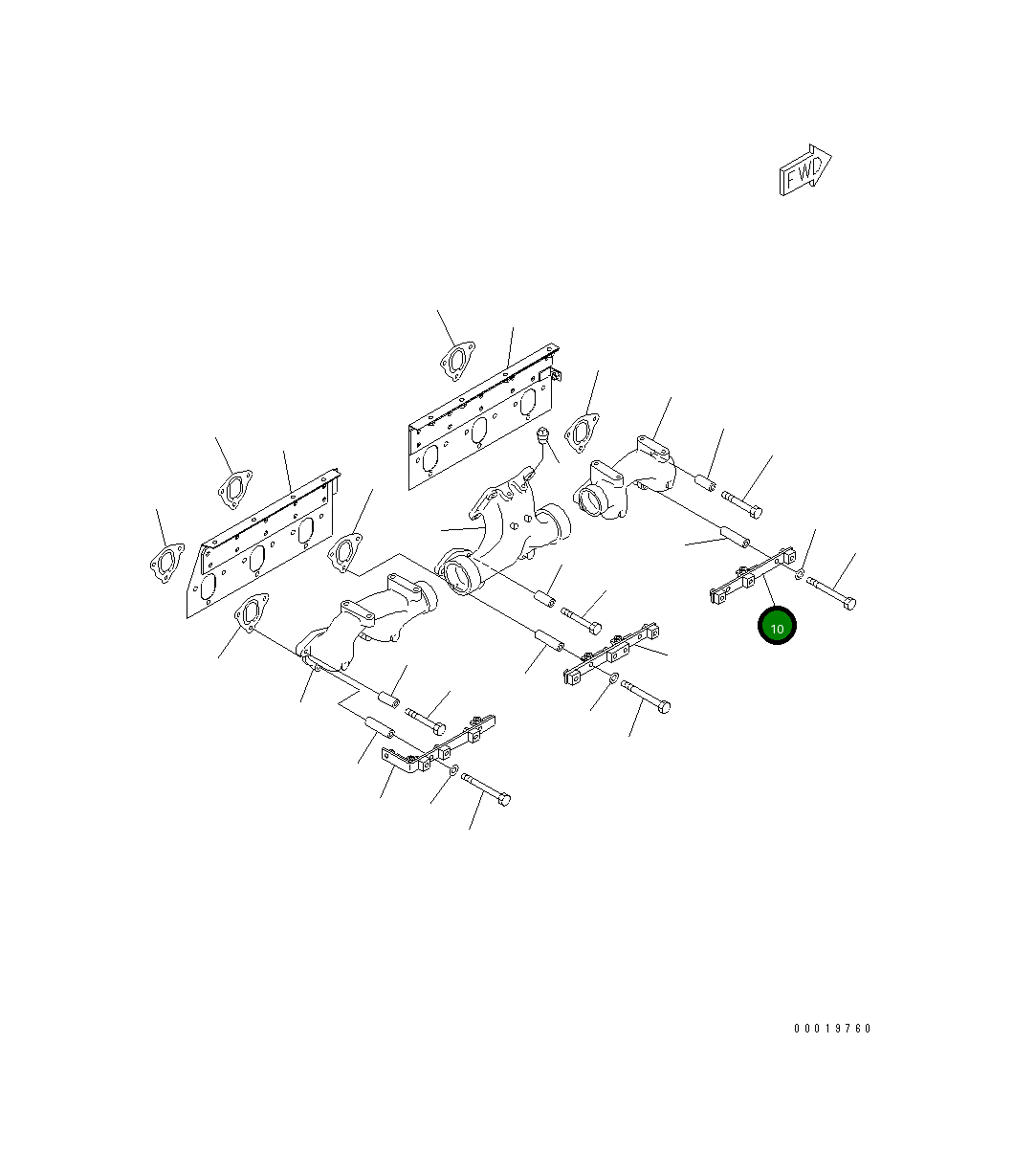 Кронштейн 6155-11-5310 Komatsu