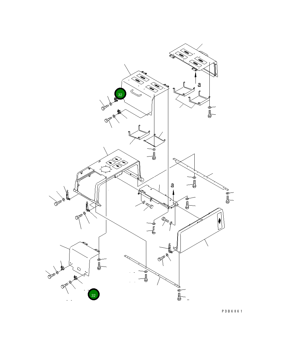 Опора 205-54-67760 Komatsu