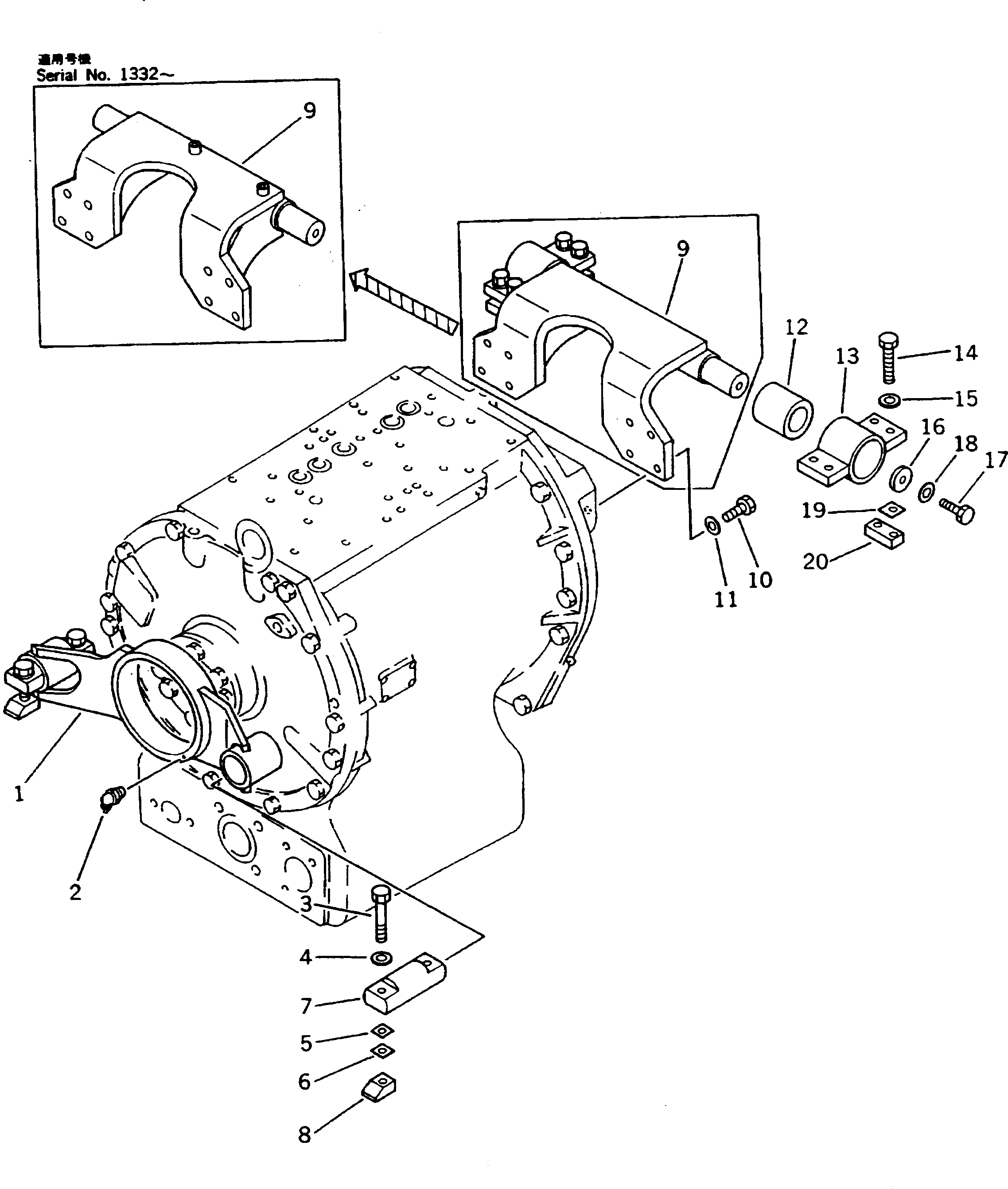 Кронштейн 567-16-42121 Komatsu