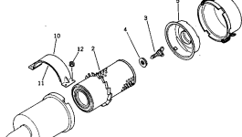 Корпус YM119840-12520 Komatsu